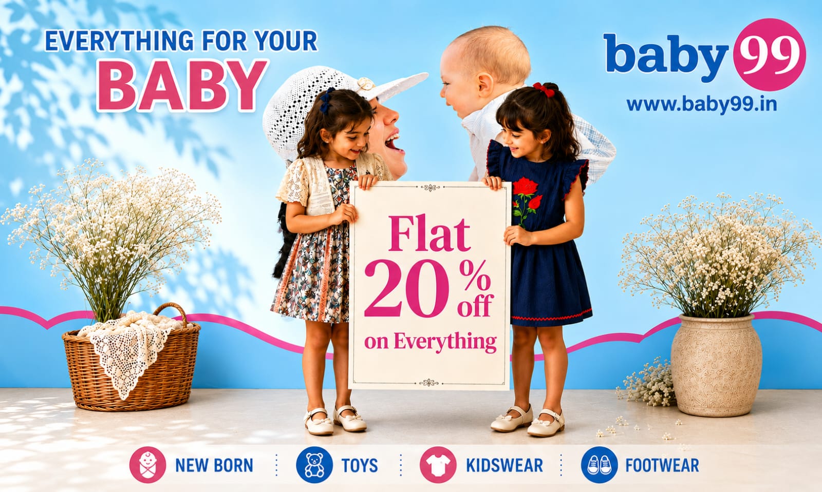 Cosy showroom displaying safe baby products in Anantapur boutique layout